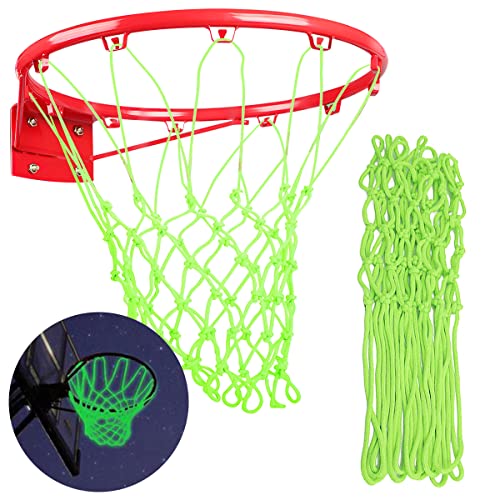 Red de baloncesto luminosa para brillar en tus partidos nocturnos al aire libre