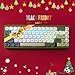 XVX MOA Profile Matcha Panda PBT Dye-Sub Keycaps Set, 143-Key Green & Creamy Keycaps for Mechanical Keyboards (Compatible with 61/64/68/84/87/100/104/108 Cherry MX Switches)