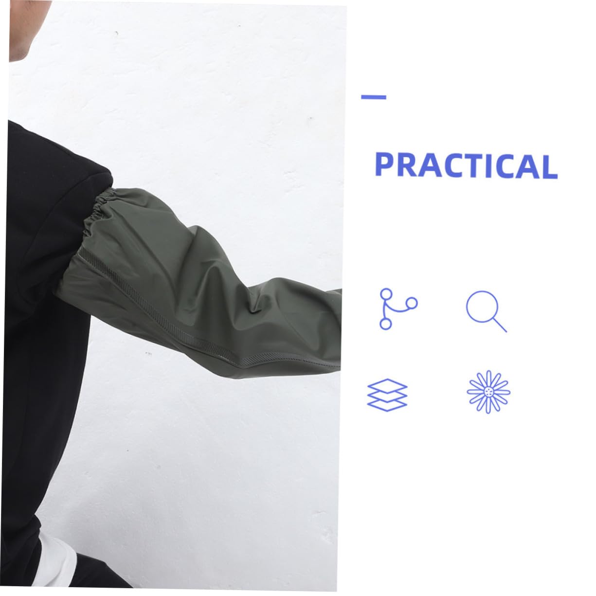Veemoon 2pares Guantes De Goma Codo Impermeables y Resistentes Para Limpieza De Cocina Lavar Platos y Cuidado De Peceras Guantes Largos De Manga Para Uso Diario