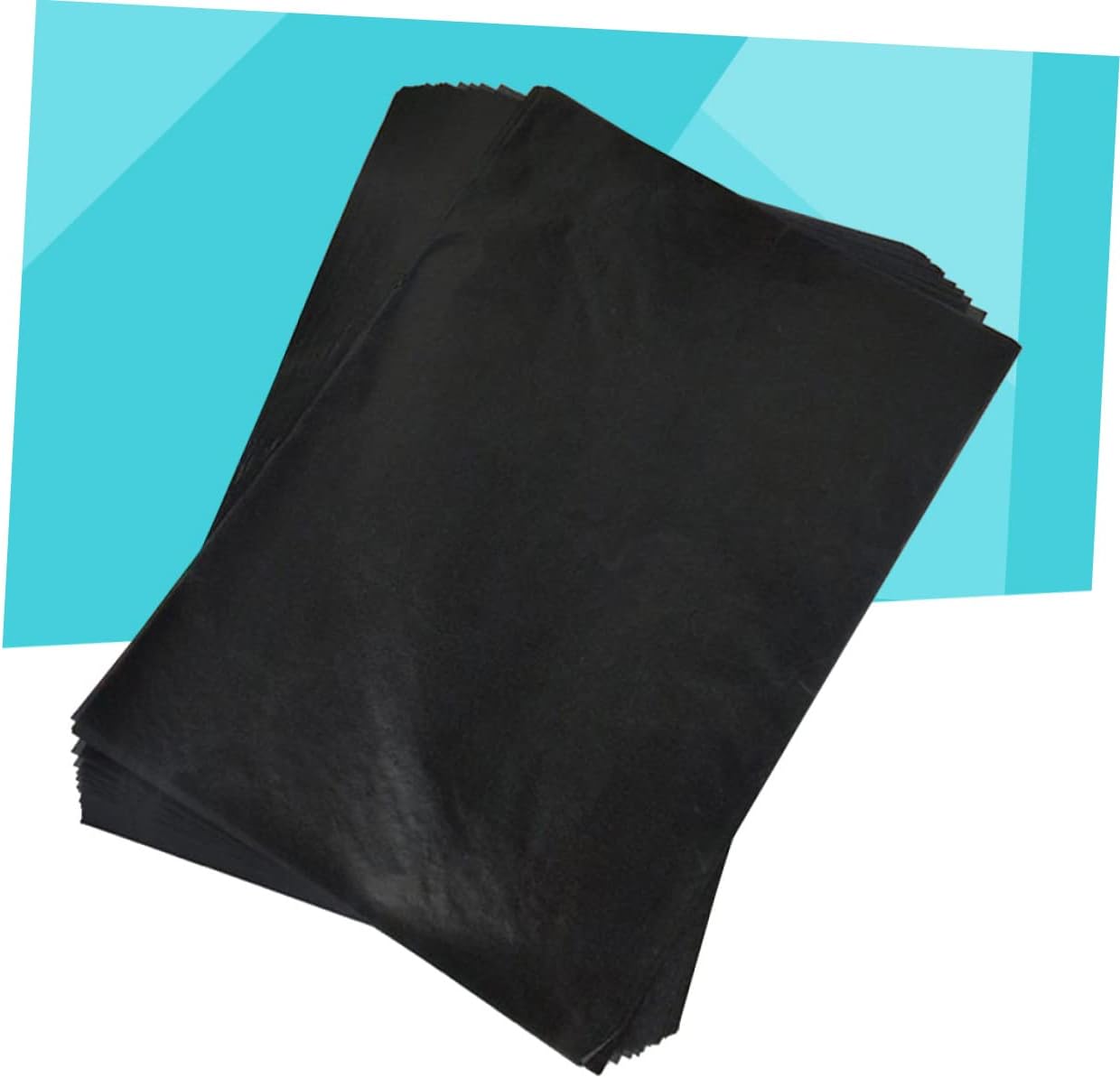 MOKKHNB 75 Sheets Graphite Transfer Paper for Artists Black Carbon Tracing Paper for Painting Drawing and Crafting