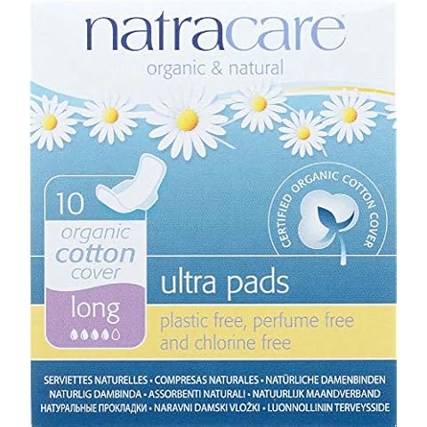Natracare Ultra Pads with Wings, Organic Cotton Cover