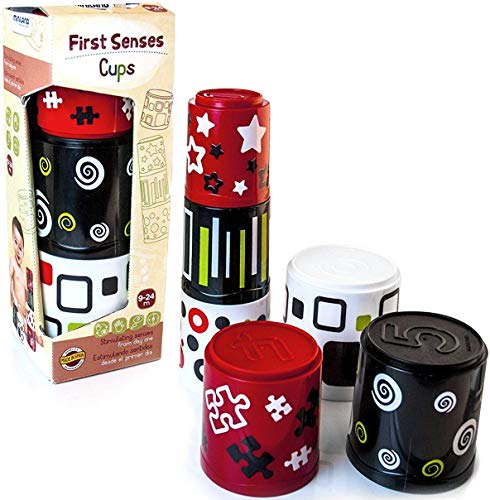 Image of Miniland Educational - First Senses Stacking Cups, Multi, 97311