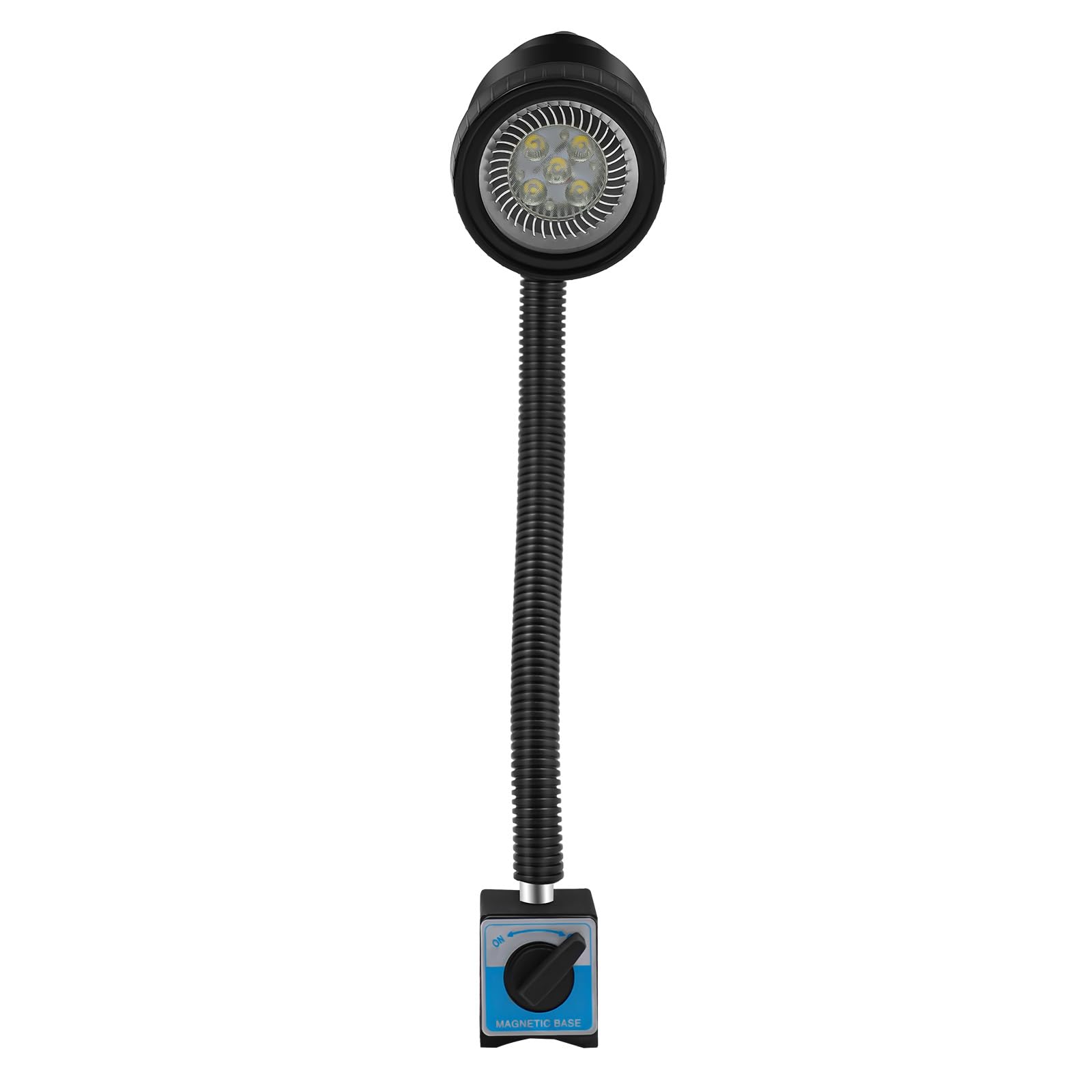 Lampa maszynowa CNC, 5 W, 220 V, magnetyczna lampa robocza LED, elastyczna lampa LED, do oświetlenia biurka, warsztatu, oświetlenia piwnicy
