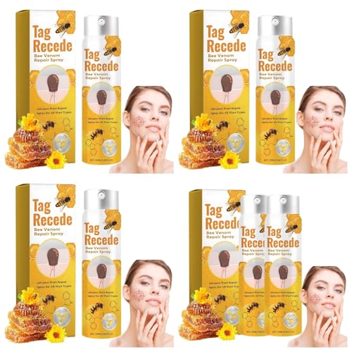 Tag Recede Bienengift Spray Tag Recede Bee Venom Spray Bee Venom Bienengift Tagrecede Bienenspray Bienengiftspray Bee-Smooth-Spray Tagrecede Bienengiftspray für Gesicht & Körper (5 Pc)