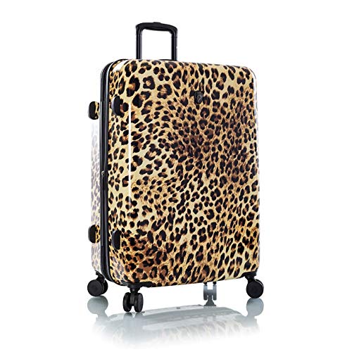 Heys America Leopard 30Inch Hardside Spinner Luggage (Brown Leopard)