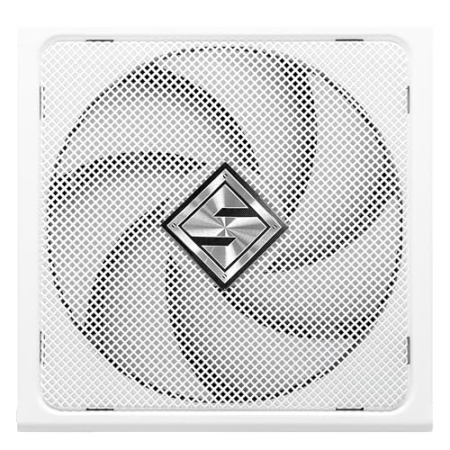 Image of ASRock Steel Legend White Edition SL-850GW 850W ATX 3.1 PCle 5.1 Full Modular 10 Years Warranty 135 mm FDB Fan iCOOL Intelligent Power Supply 80 Plus Gold Cybenetics Platinum 12V-2x6 Cable