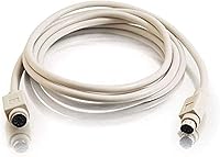 Vista 1 de C2G 02715 PS2 MF Cable de extensión para tecladomouse, color beige (6 pies, 6.0 ft)