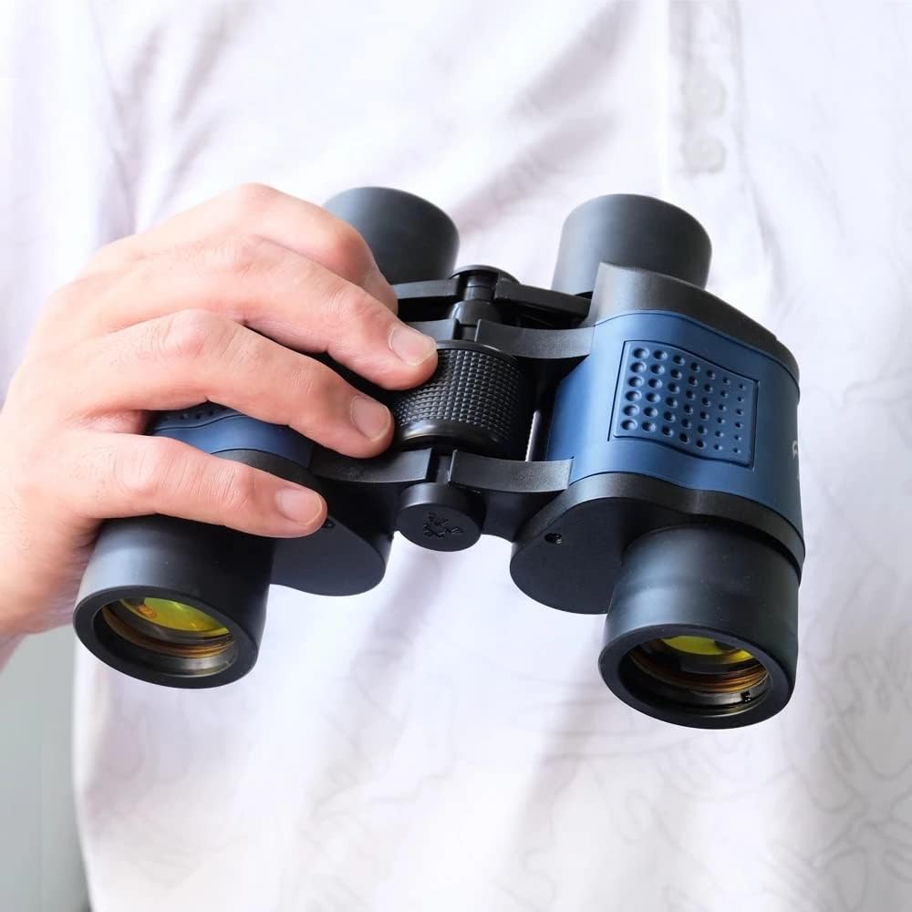 60X60 Binoculars for Adults with Low Light Night Vision, Professional Waterproof High Power Optical Telescope for Stargazing Bird Watching Concerts Football Sightseeing Hunting-image-45