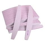 Nail Files (50 Pcs), 100/180 Grit Nail File Emery Board Bulk for Acrylic Nails and Natural Nails, Li