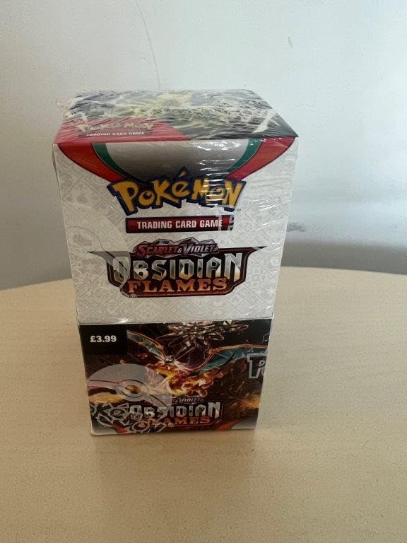 PoKéMoN TCG: S&V Obsidian Flames Booster Box - 18 paquetes