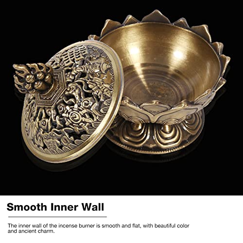 2 Colors Incense Burner Incense Holder, Elegant Decoration For Home(Bronze) #TOP3