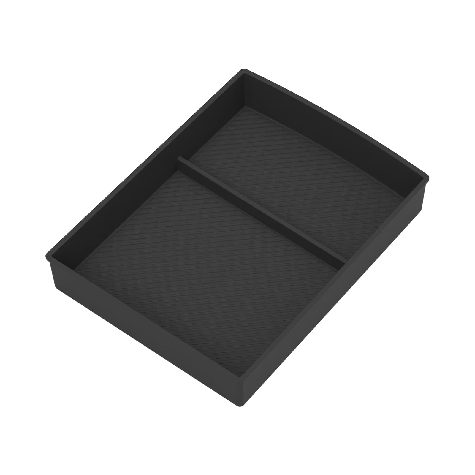 SZTMYVUW Interior Storage Box Compatible With Kia K4 2026 2025 US Version Car Storage Box Center Console Armrest Box Lower Tray Accessories Organizer Tidying Black