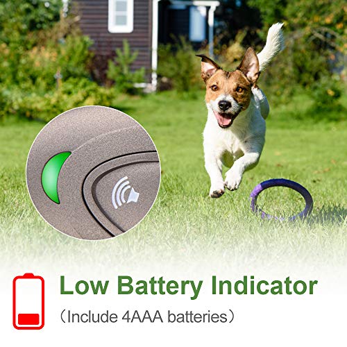 MODUS Ultrasonic Bark Control Device, Anti Barking Device Dog Training Aid 2 in 1 Control Range of 16.4 Ft W/Anti-Static Wrist Strap LED Indicate Walk a Dog Outdoor - Thumbnail 3