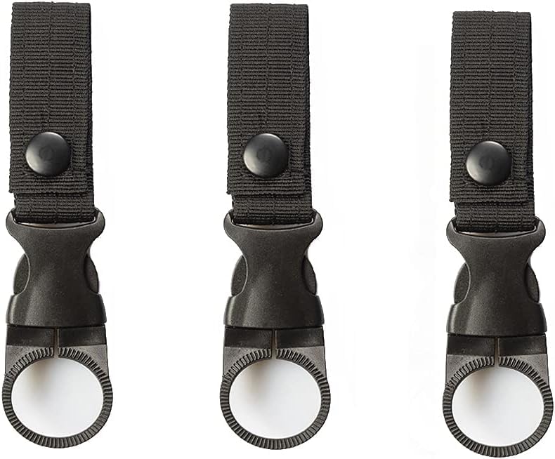 3 Pcs Hanging Bottle Buckle Clip Carabiner,Portable Mineral Water Bottle Ring Holder Keychain Belt Webbing Strap for Outdoor Camping Hiking Traveling (B0D9NTCZ16) Amazon Price History, Amazon Price Tracker