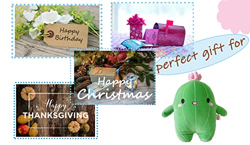 Baboli Cuddly Cactus Stuffed Plant Animal With Smile Face And Pink Antenna Honey Cacti Plush Soft Toy Pretty Sweet Mascot Gifts For Kids Girls And Boys Present For Birthday Or Party 10 Inches #TOP5