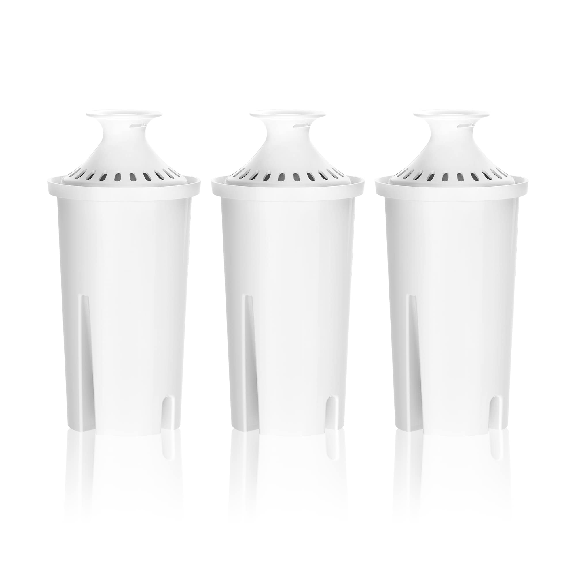 Overbest NSF Certified Pitcher Water Filter, Replacement for Brita® Pitchers and Dispensers, Brita® Classic 35557, OB03, Mavea® 107007, and More, Includes 3 Filters