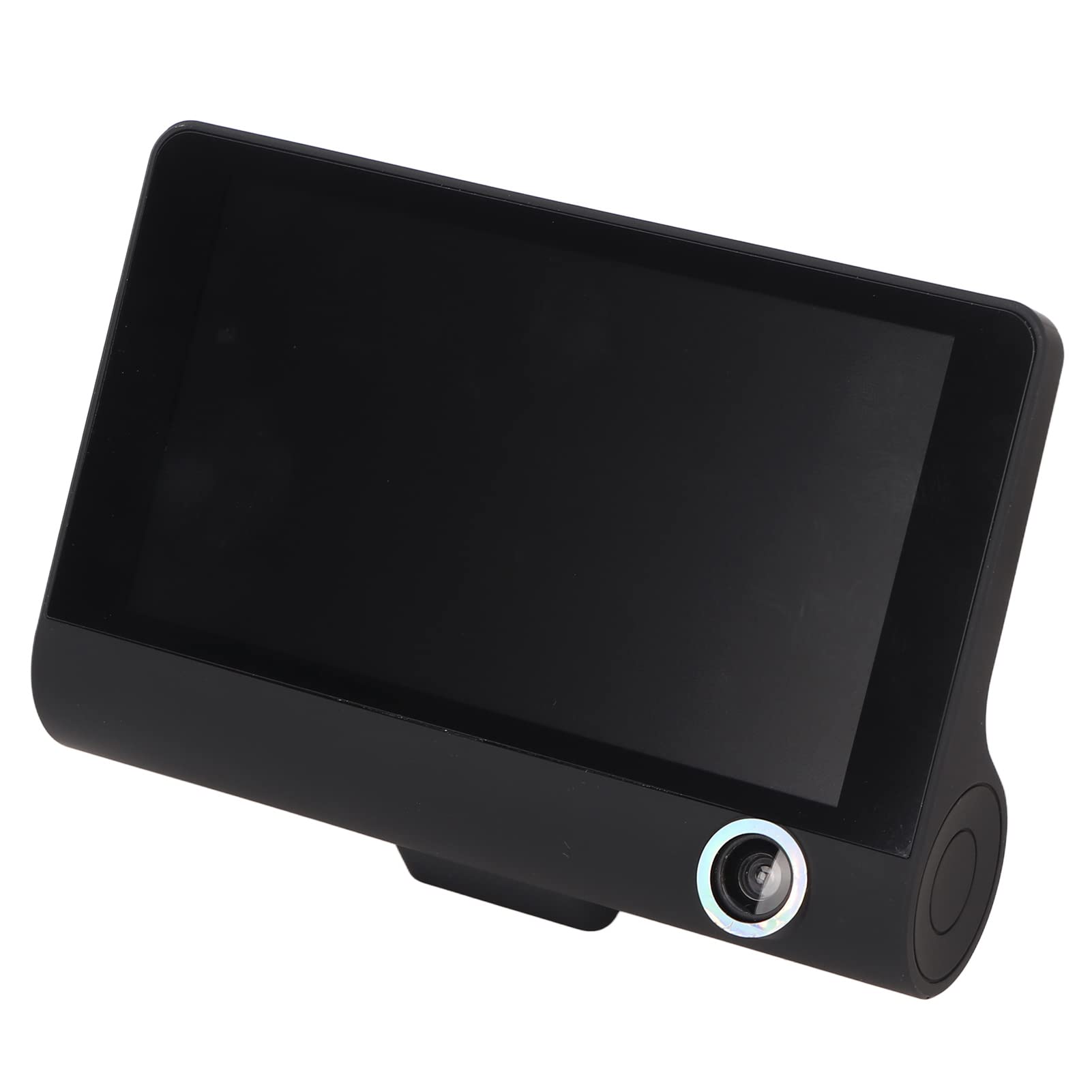 Cryfokt Cámara de Salpicadero de Coche 1080P Full HD 3 Cámaras Grabación en Bucle Detección de Movimiento DVR para Monitoreo de Seguridad del Vehículo