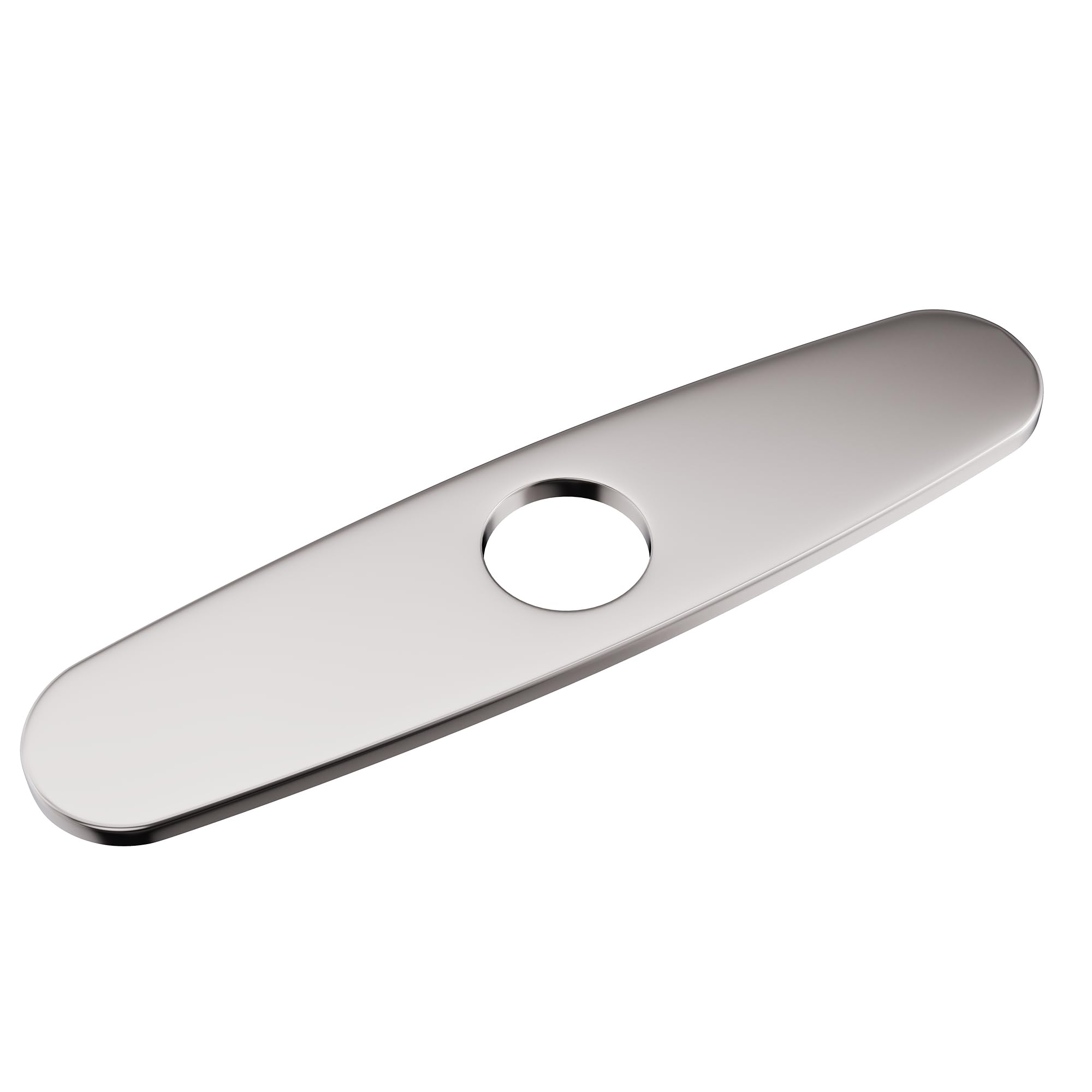 GIMILI 9.5Inch Hole Cover Deck Plate Escutcheon for Kitchen Sink Faucet Single Hole Brushed Nickel
