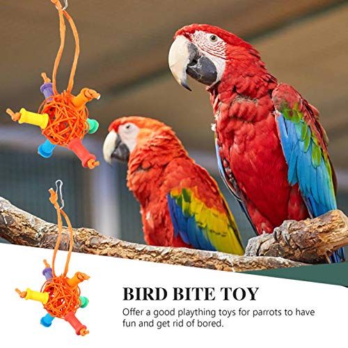 POPETPOP Brinquedos Do Pássaro Do Papagaio Pássaro Brinquedo Colorido Brinquedo de Mastigar Brinqued
