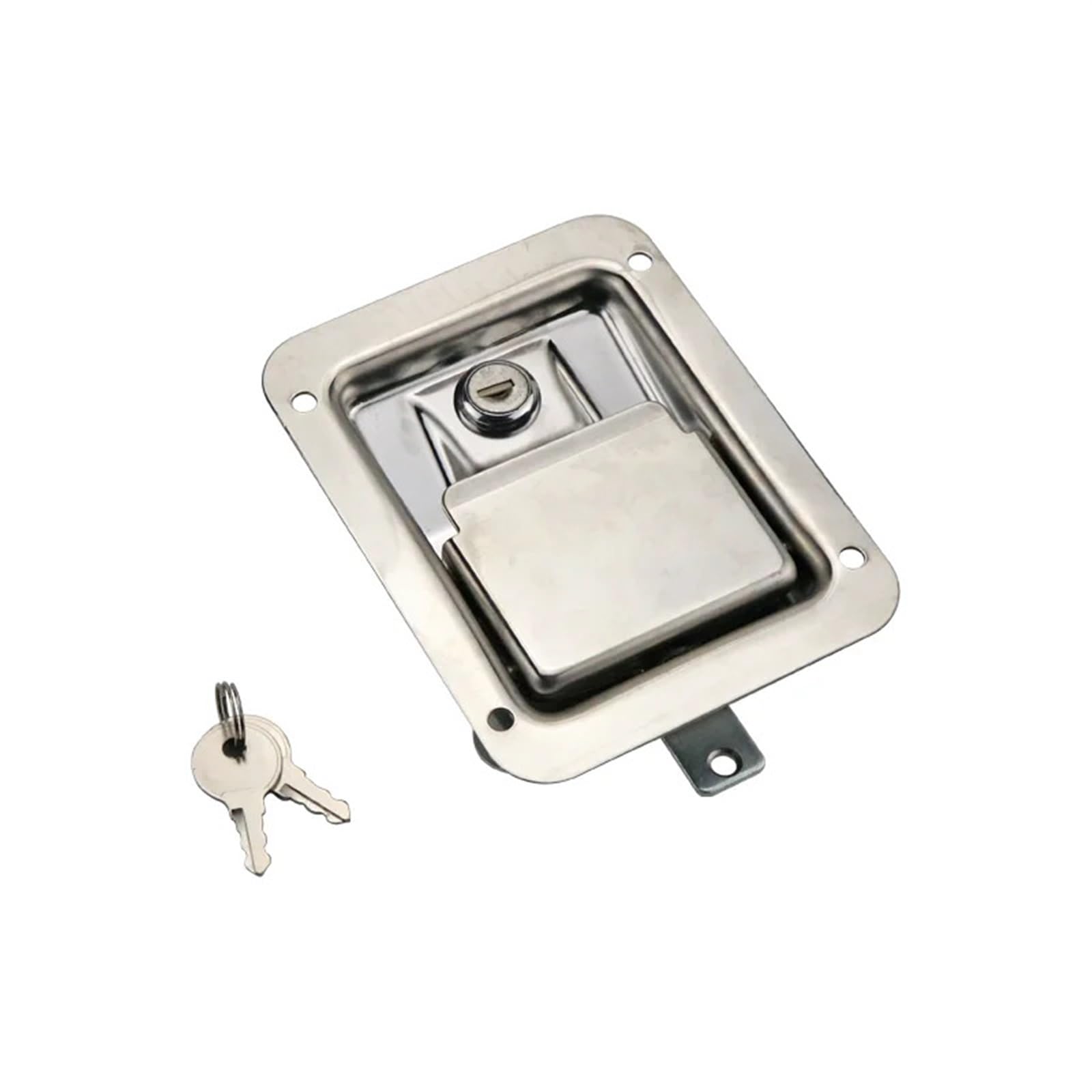 Serrure carrée en acier inoxydable pour portes haut de gamme