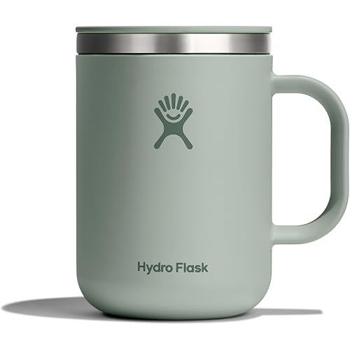 Hydro Flask Coffee Mug – Insulated Stainless Steel, Non Spill, Leak Resistant Travel Mug 24 Oz Agave Green