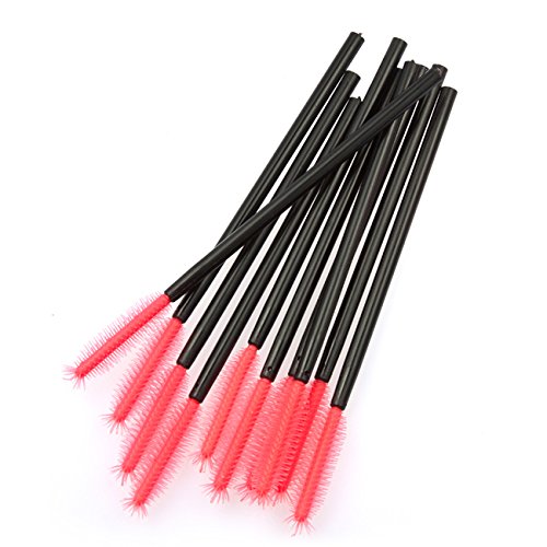 XZEN Disposable Silicone Eyelash Mascara Brushes Wands Applicator Eyebrow Brush Makeup Tool Kit Set(500pcs, Pineapple type)