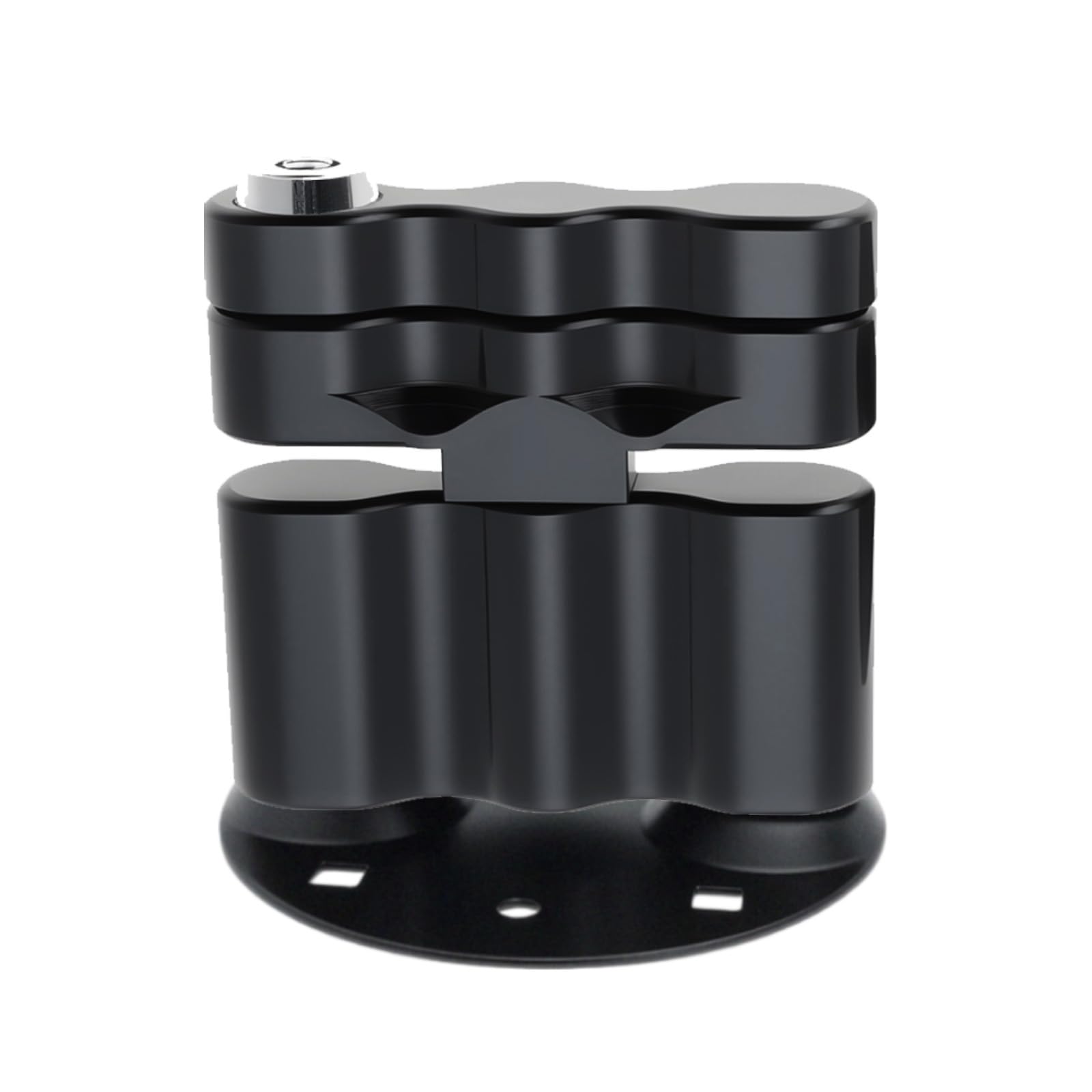Photo 1 of RX-LOX-PM Locking Mount with Keys | Secure Universal Mount for Rotopax, Gas Cans, Water Packs & Fuelpax | Durable Black Powder-Coated Steel | Anti-Theft & Vibration-Proof (NO Lock, 1)