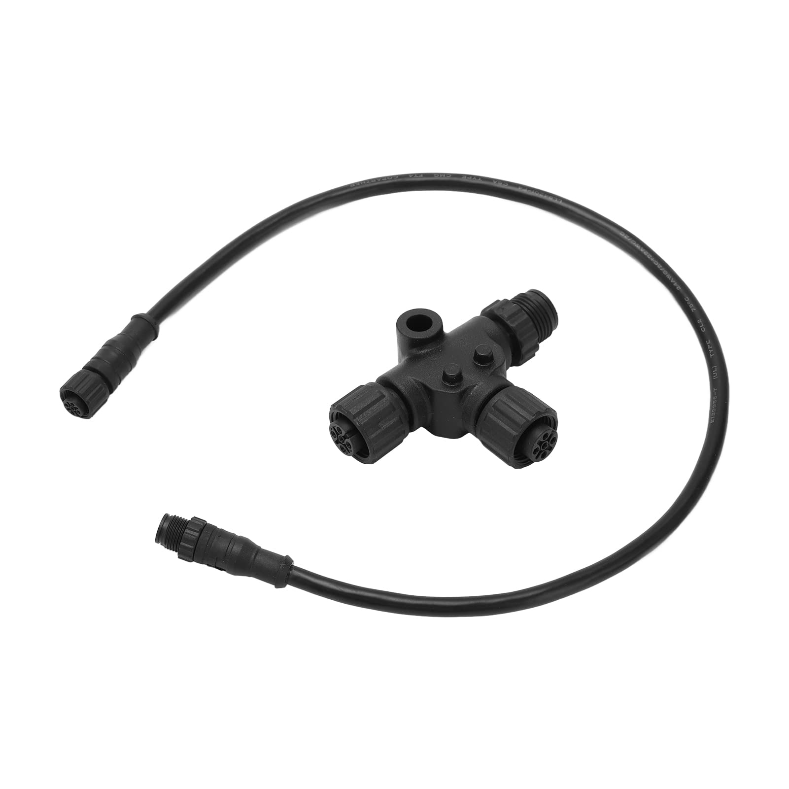 Per NMEA 2000 Starter Kit丨 Per Cavo Backbone NMEA 2000 丨 Cavo Backbone NMEA 2000 con Connettore a T 5 Pin Impermeabile M12 0,5 M per Networks Boat Yacht Series