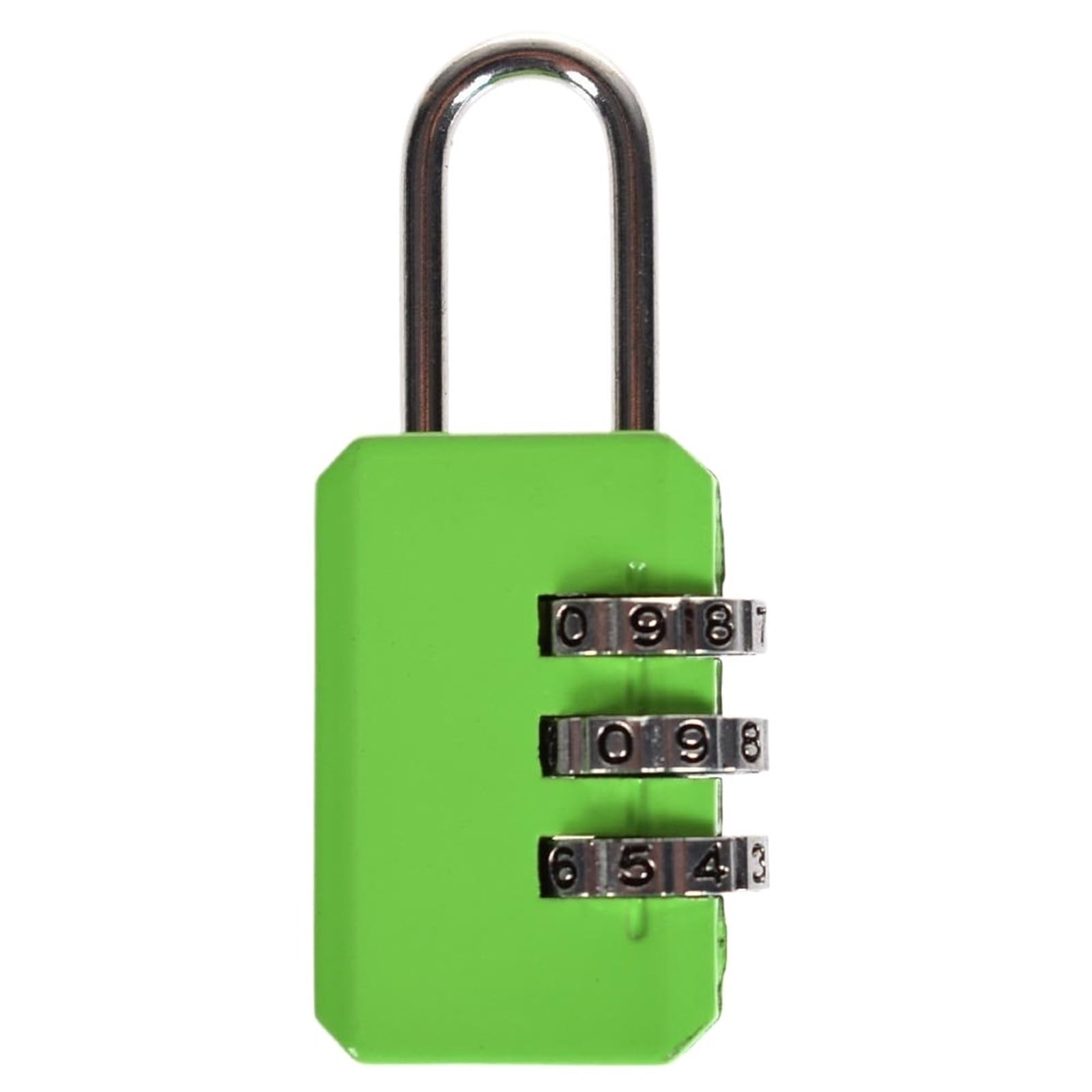 Lock Luggage Combination Padlock 4 Digit Password Code Number Copper Lock(Green)