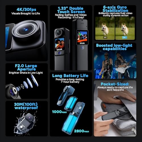SJCAM C300 4K Action Camera - Image 3 of 9