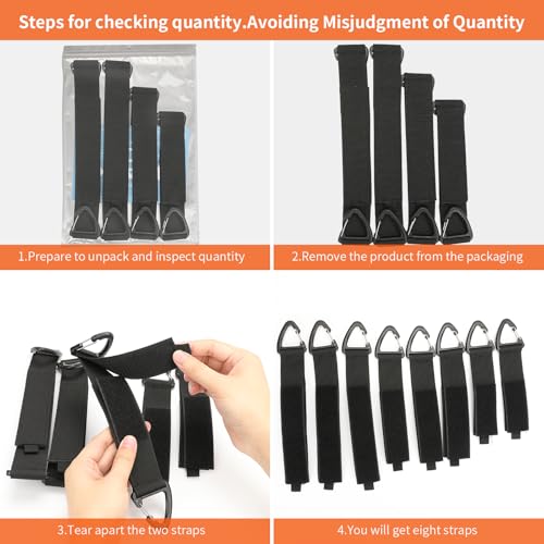 image for ZTSXLLIM Extension Cord Organizer(8 Pack), Extension Cord Holder for G