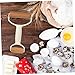 Amosfun Double Ends Dough Rolling Pin Versatile Baking Roller for All Dough Types Construction Effortless Rolling for Consistent Results for Home Bakers