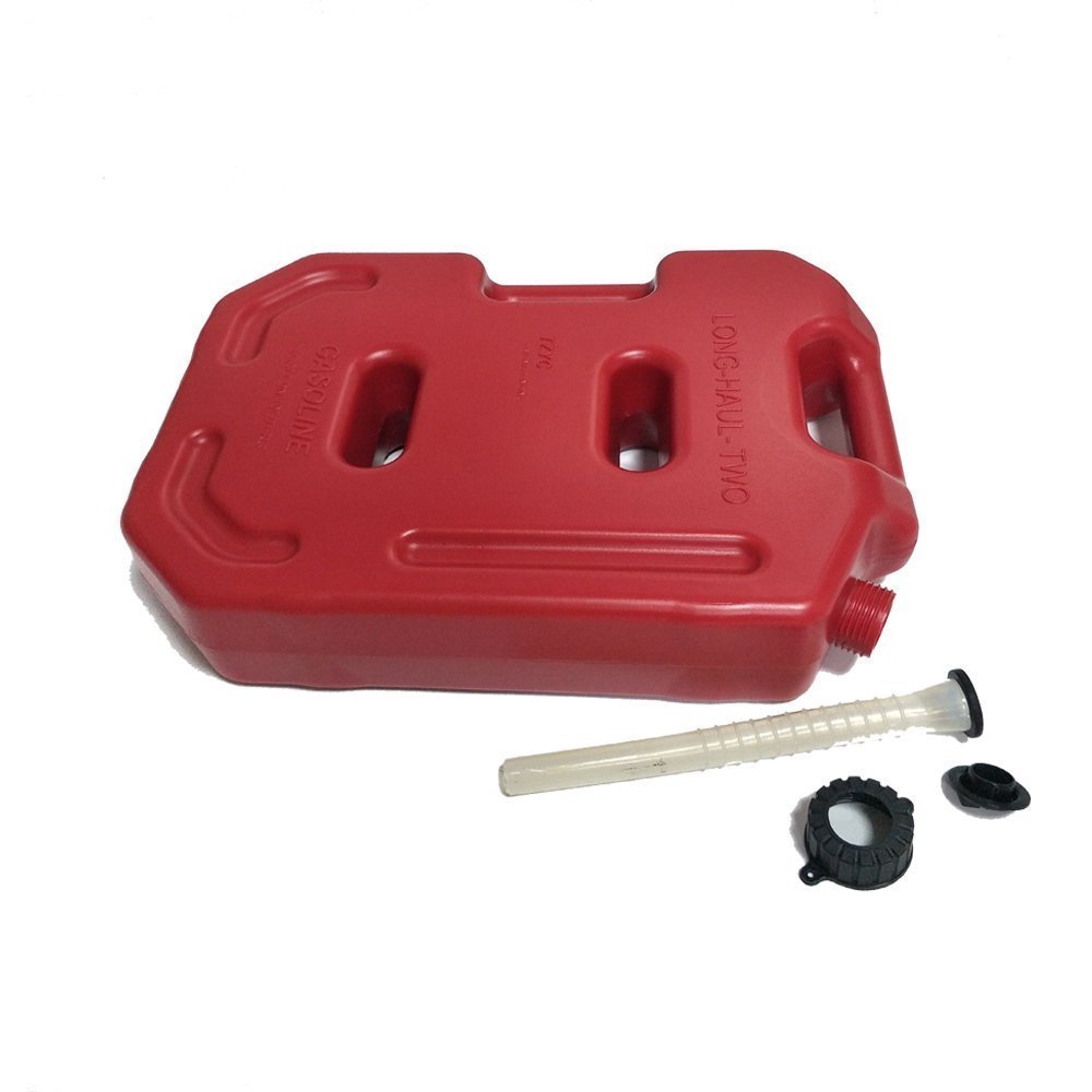 sxma Depósito de combustible latas para 2,6 gallon portátil aceite de combustible Gasolina Diesel de Gas tanque de copia de seguridad de emergencia (10L, rojo)