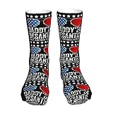 Calzini A Compressione Desantis 2024 Fai America Forida Calzini Antiscivolo Traspiranti Calzino Alto Al Ginocchio Classic Calzini Running Per Giri In Bici L'Escursionismo Passeggiate 40cm