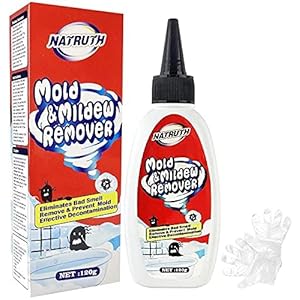 NATRUTH Mold Remover Gel, Gentle Household Gel, Remover Mildew, Remover Wall Mold Cleaner, Remover Black Mould, 120g
