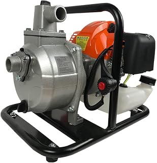 Motobomba a Gasolina 1" Polegada 2T 52cc 2,5HP Autoescorvante Partida Manual Carbon Fak