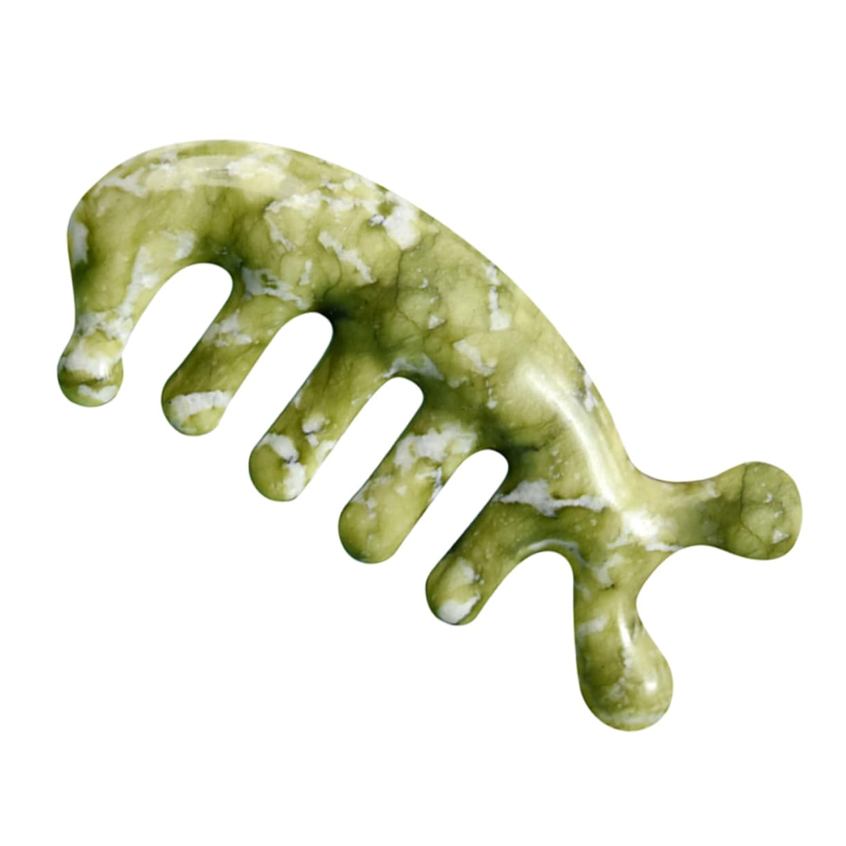 Beaupretty 5piezas Masajeador De Cabelludo De Jade Peine De Mano Diseño Herramienta De Masaje Masajeador Ergonómico Para y El Estado De Ánimo
