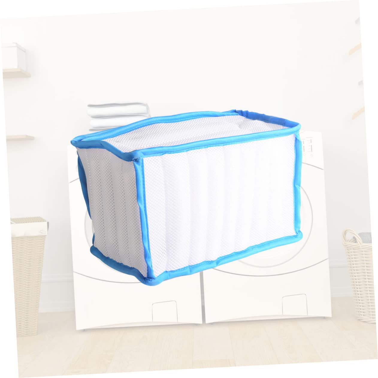 TOPBATHY 3 Stück Schuhbeutel Schuhwaschbeutel Schuhtrocknerbeutel Schuhe Waschen Mesh -taschen Schuhe Wäschereimaschinenbeutel Tragbare Waschbeutel Schuh -luandry -tasche Polyester Weiß