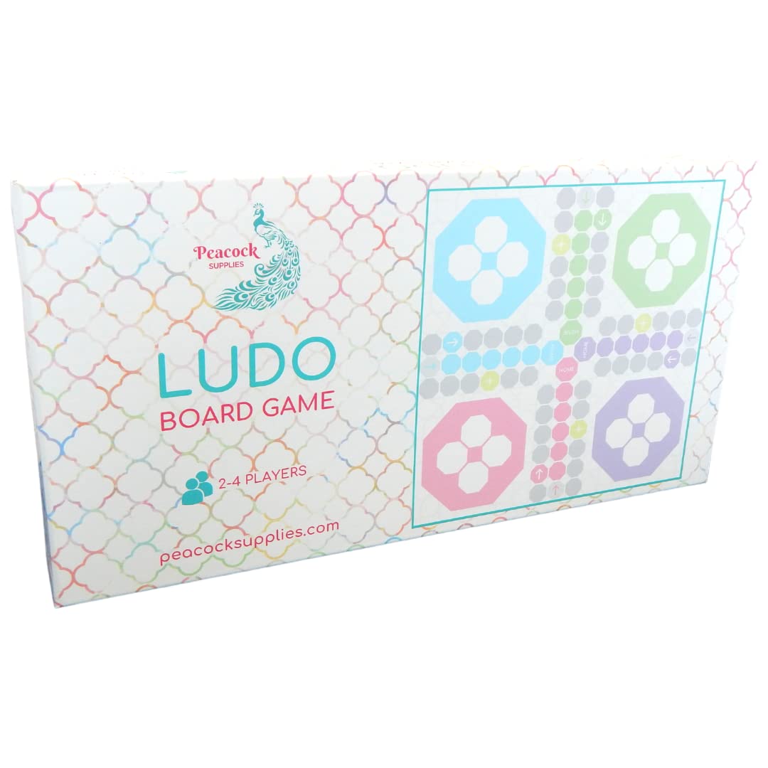 Peacock Supplies Ludo Board Game