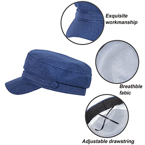 Gorra Boina Mujer Newsboy Negra Talla Única miniatura 4