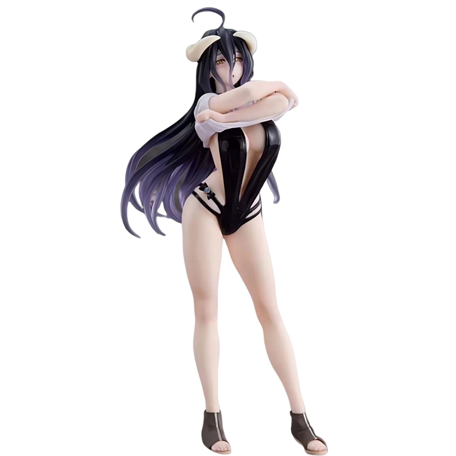 La ragazza in costume da bagno nero è dell'anime. | PSD Premium