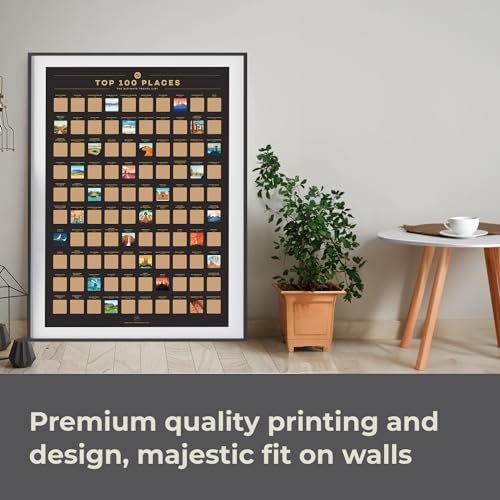 Enno Vatti 100 Places Scratch Off Poster thumb #3