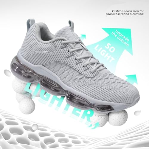 Image of Kapsen Womens Walking Running Shoes Air Cushion Breathable Fashion Tennis Sneakers Mesh Workout Casual Athletic Sports Gym