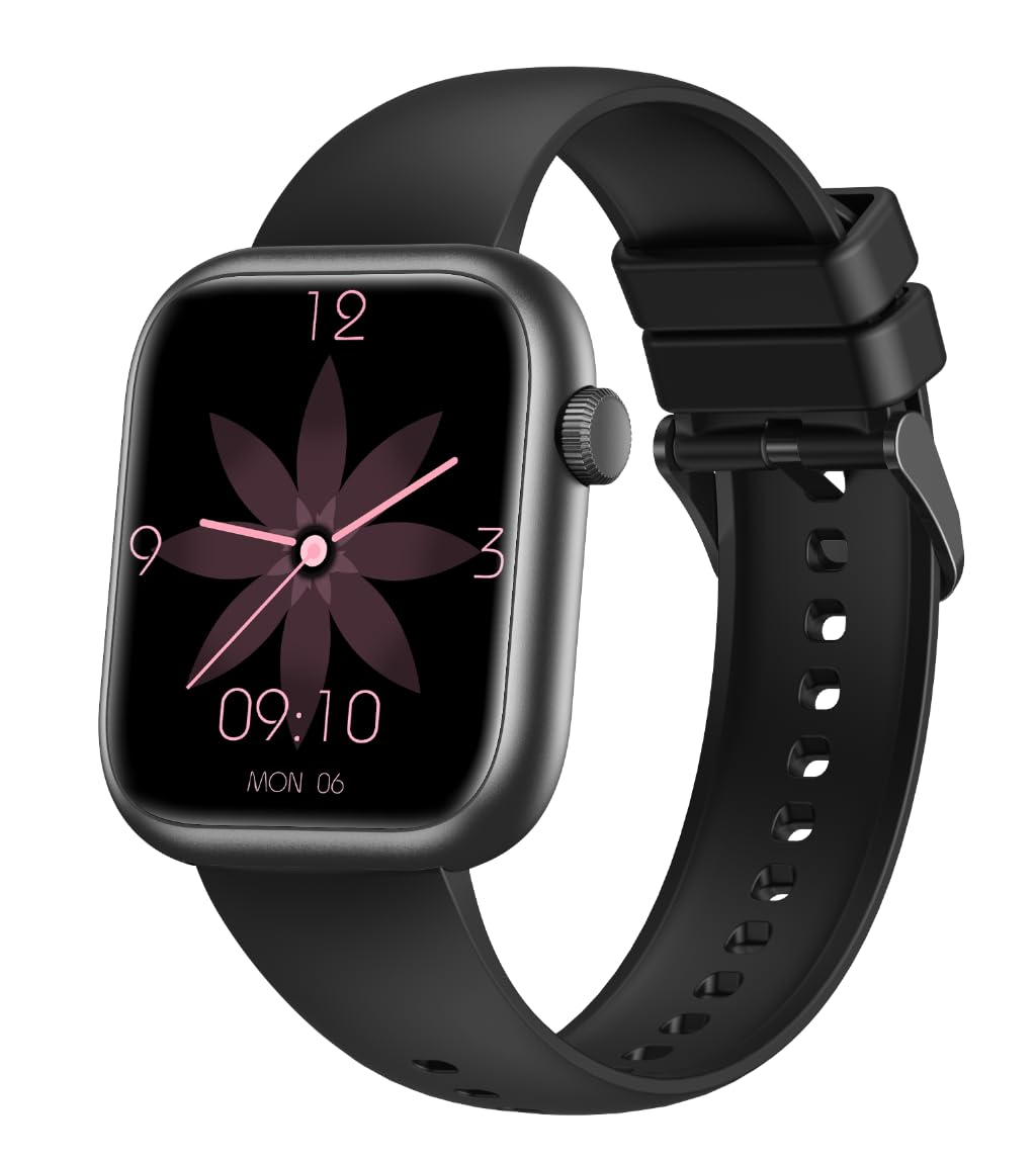 SLOKSFil Reloj Inteligente Mujer, 1.85" Smartwatch con Esfera IA, Pulsómetro 24/7, SpO2, IA Q&A, Sueño Rastreador,110+ Deportes, Rastreador Fitness con Podómetro para iOS Android (Negro)