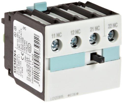 Bloc de commutation auxiliaire Siemens 3RH19 21-1LA02 à vis 2 NC