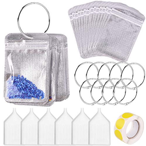 Hileyu Herramientas de Pintura de Diamante, 117 Piezas DIY Diamante de Pintura Herramientas,Diamond...