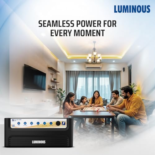 Image of Luminous Power Sine Black 1100 Sine Wave Inverter for Home,Office & Shops | 900VA Inverter | Reliable Power Backup | High Performance | Easy Installation | 36 Months Warranty