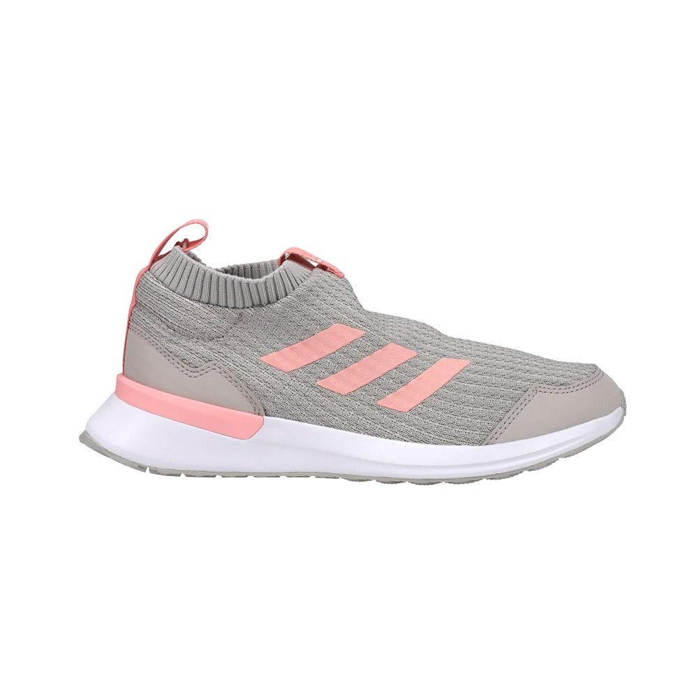 adidas RapidaRun LL Running Shoe, Grey/Glory Pink/Grey, 5.5 US Unisex Big Kid