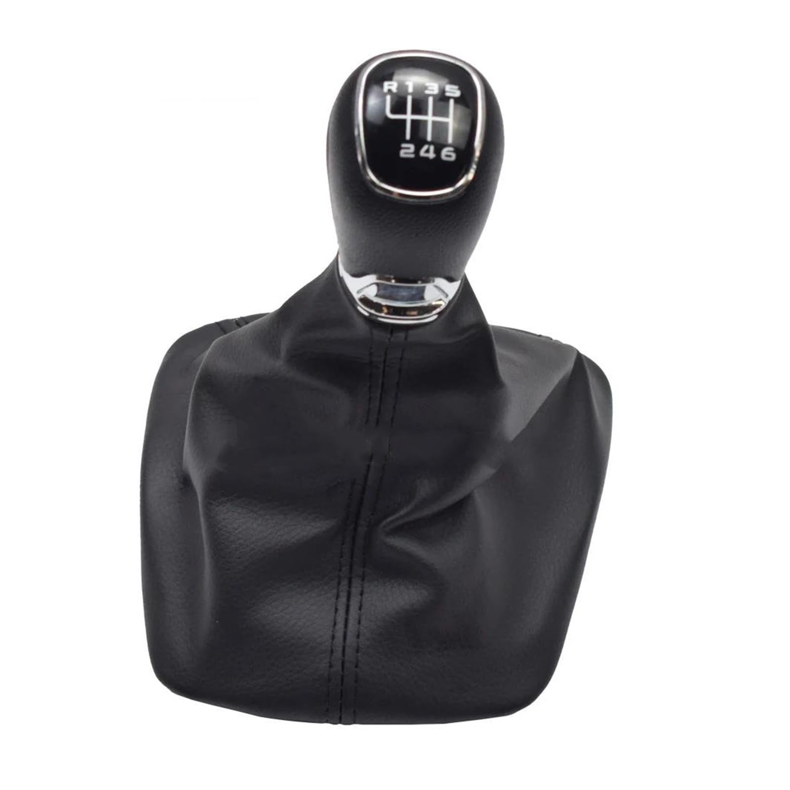 Mocalux For 6 Speed Gear Stick Shift Lever Knob For Skoda For Octavia A5 A6 2004-2012 Manual Transmission Shift Knob Head Modification Parts(For 6 Speed)