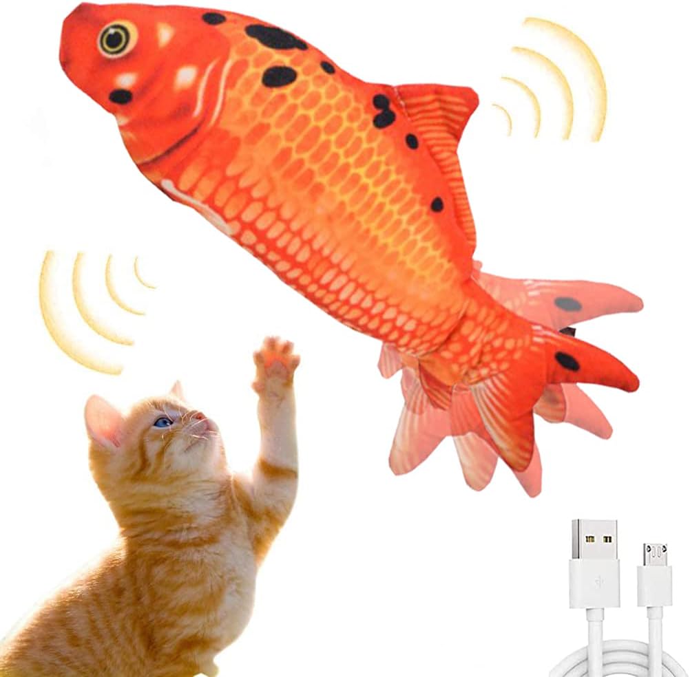 Fuushspoy 猫おもちゃ 電動魚 ぬいぐるみ またたびおもちゃ Usb充電式 運動不足 ストレス解消猫 おもちゃ ペットおもちゃ シミュレー魚 爪磨きおもちゃ 噛む動ける魚 取り外して洗える おもちゃの魚 ねこ用 抱き枕 インテリア 雑貨 かわいい プレゼント ギフト Fuushspoy 猫おもちゃ 電動魚 ぬいぐるみ またたびおもちゃ Usb充電式 運動不足 ストレス解消猫 おもちゃ ペットおもちゃ シミュレー魚 爪磨きおもちゃ 噛む動ける魚 取り外して洗える おもちゃの魚 ねこ用 抱き枕 インテリア 雑貨 かわいい プレゼント ギフト